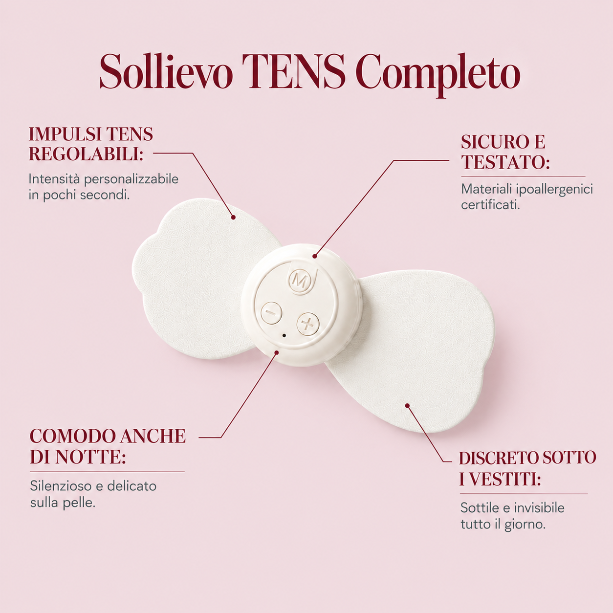 FemmaBelle™ Dispositivo per il sollievo istantaneo dal dolore mestruale