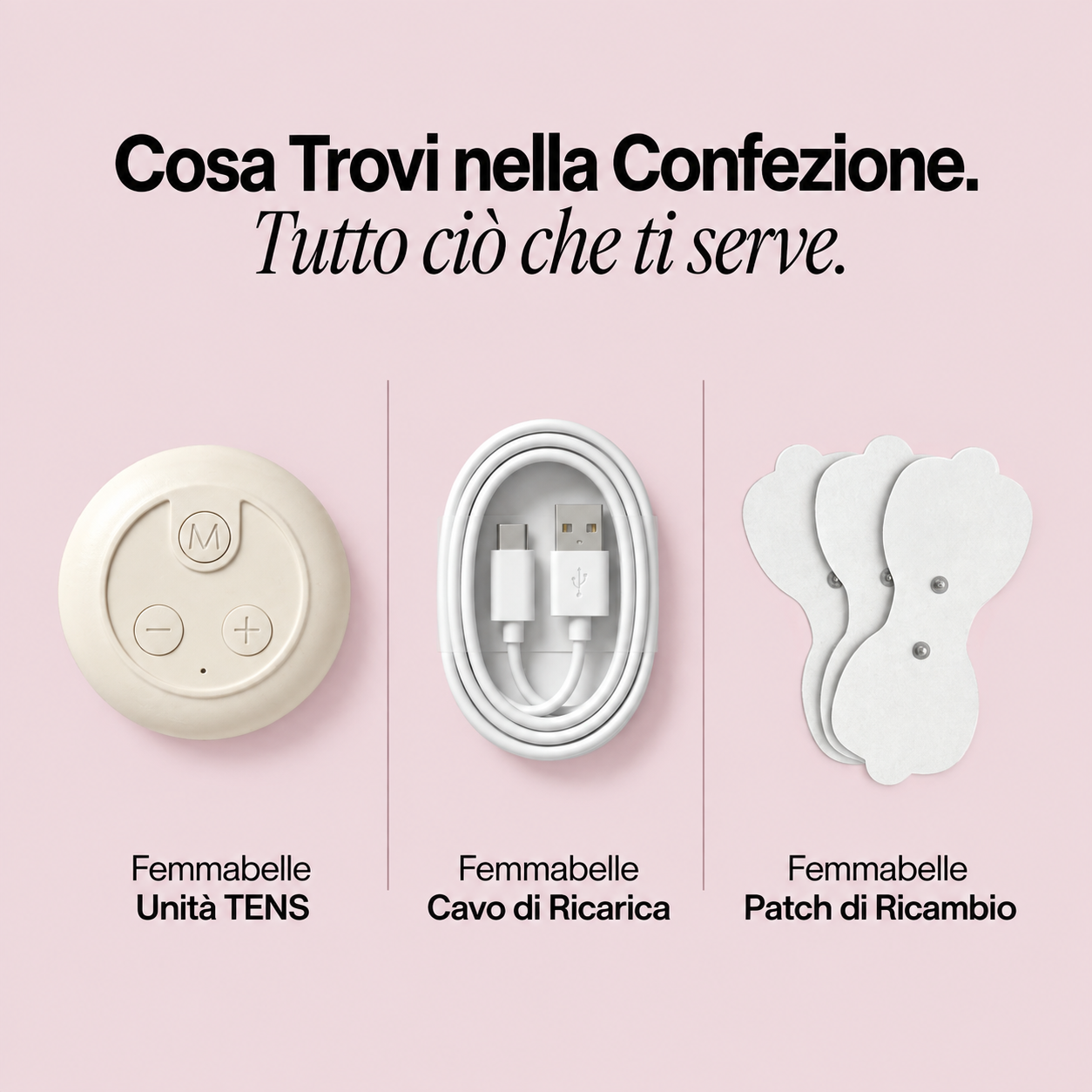 FemmaBelle™ Dispositivo per il sollievo istantaneo dal dolore mestruale